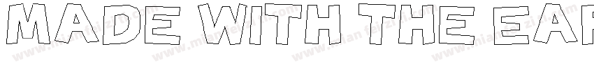 Made with the Earth in Mind字体转换